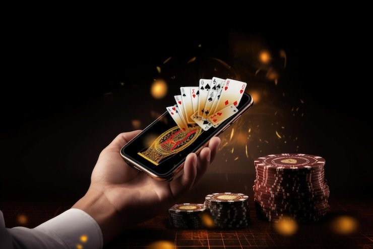 Antarmuka Mesin Arcade di cor 77 menampilkan pilihan permainan dan dashboard riwayat